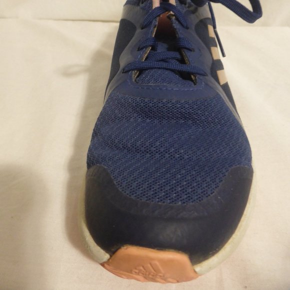 ADIDAS, non marking running shoes, Ready Steady Girl! print on back pull tab EUC - Picture 9 of 14